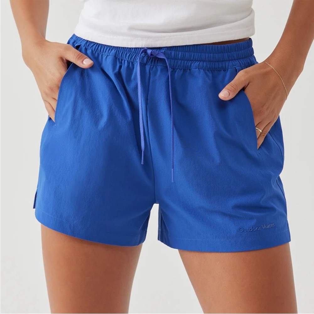 EUC Outdoor Voices Blue Doing Things Shorts